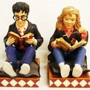 Set of Harry Potter and Hermione Granger Bookends